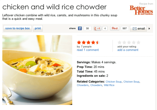 Chicken Rice Chowder