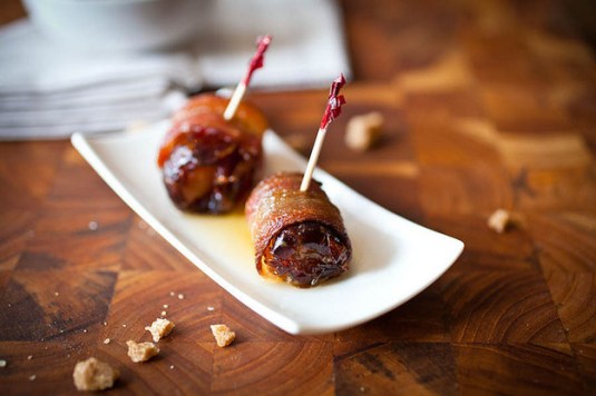 bacon-wrapped dates